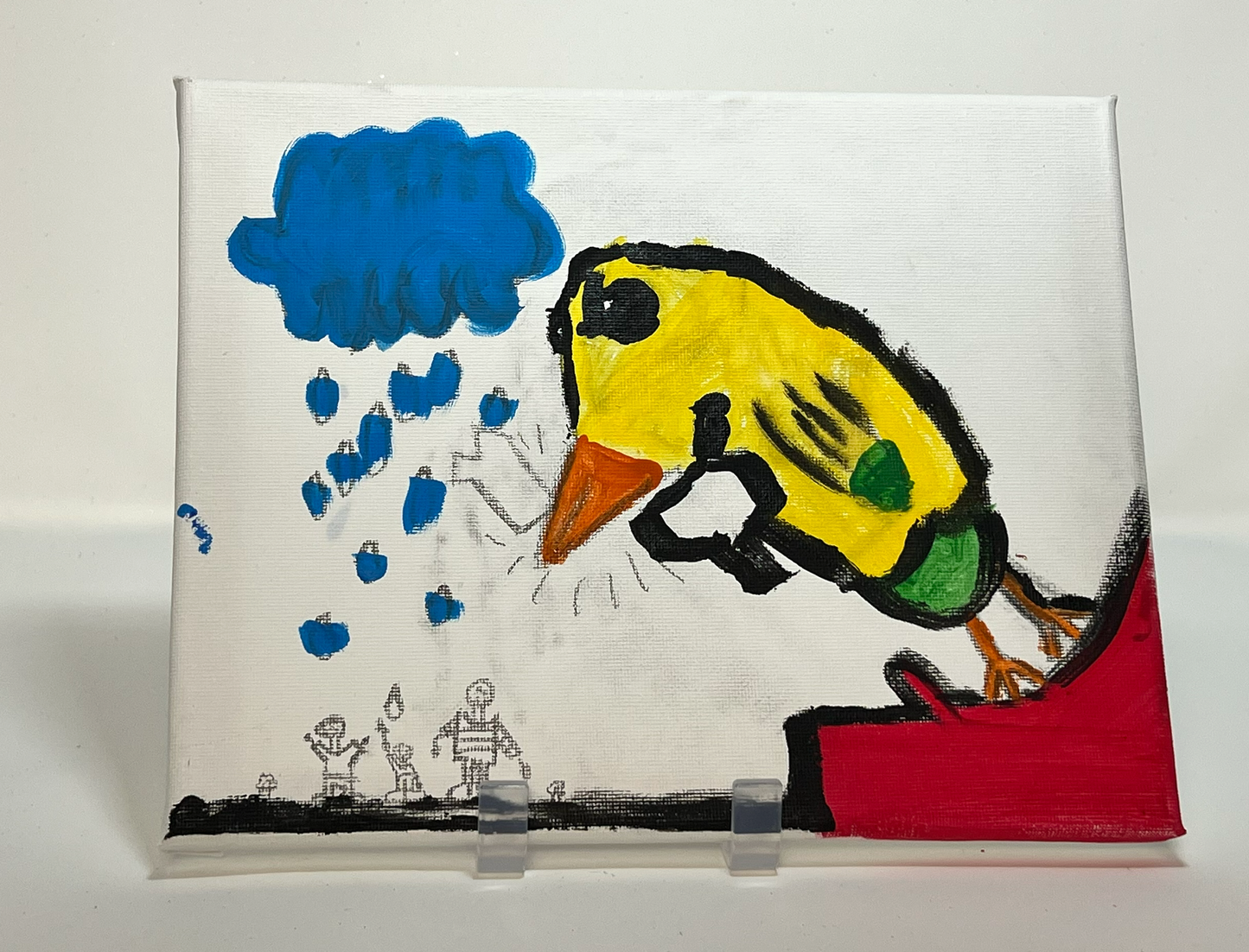 "Mail Call" (Canvas, 8" x 10") by Zane M.