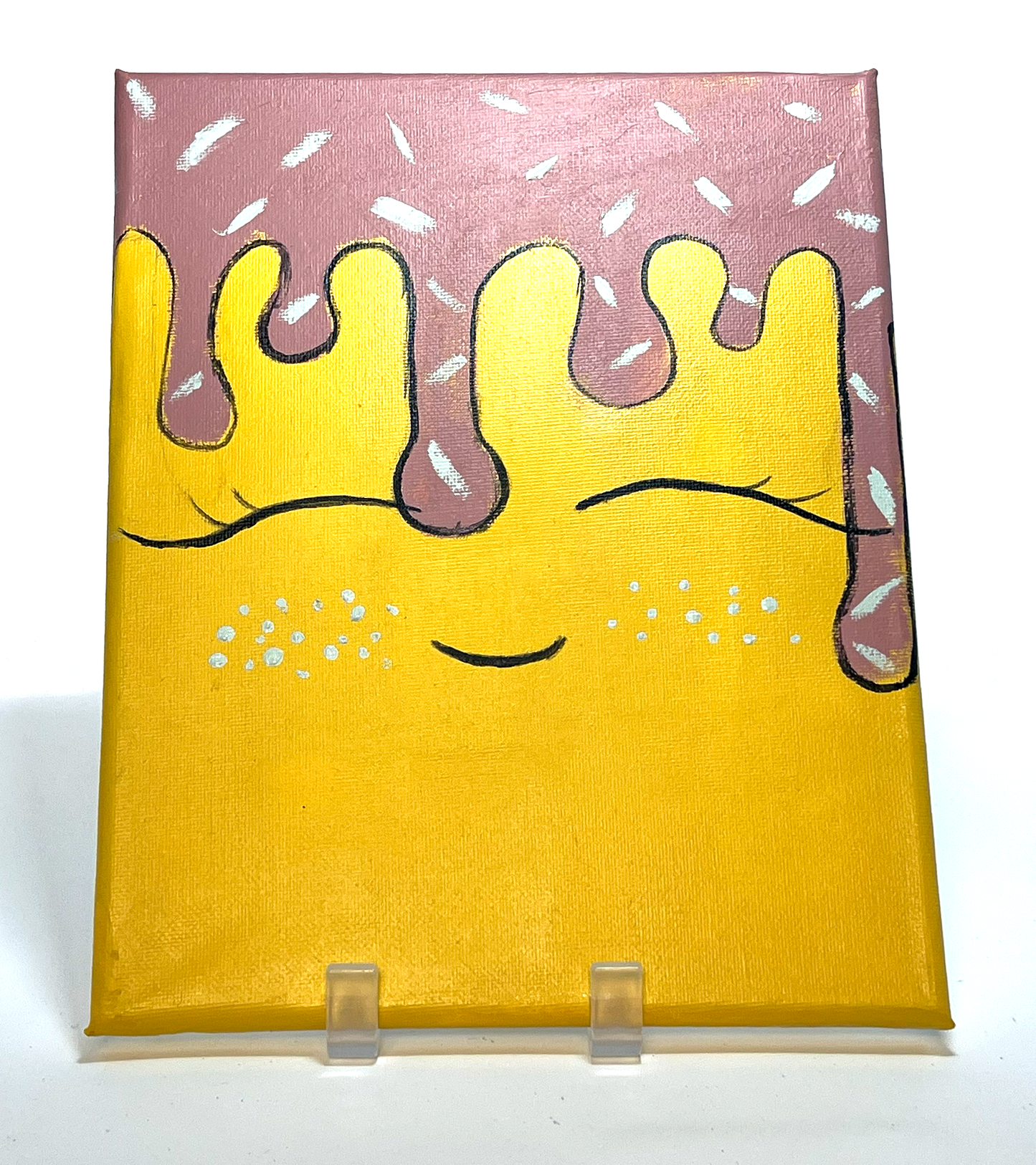 "Ice Cream Girl" (Canvas, 8" x 10") by Caragh C.