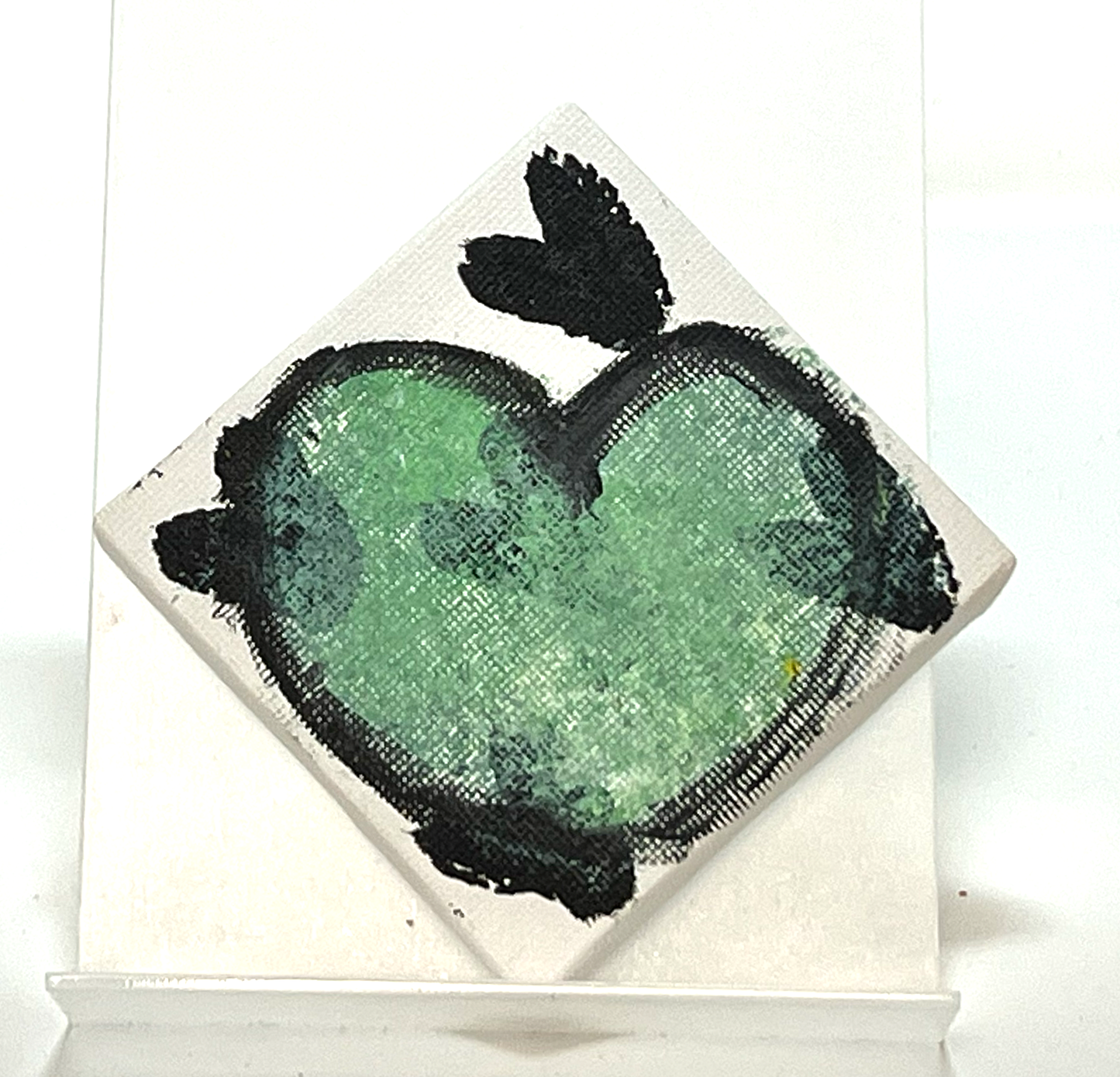 "Big & Little" (Canvas, 3" x 3") by Caragh C.