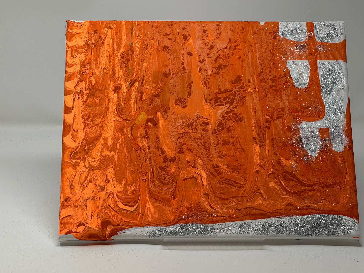 "Orange Castle" by Zane M. (Canvas, 9" x 12")