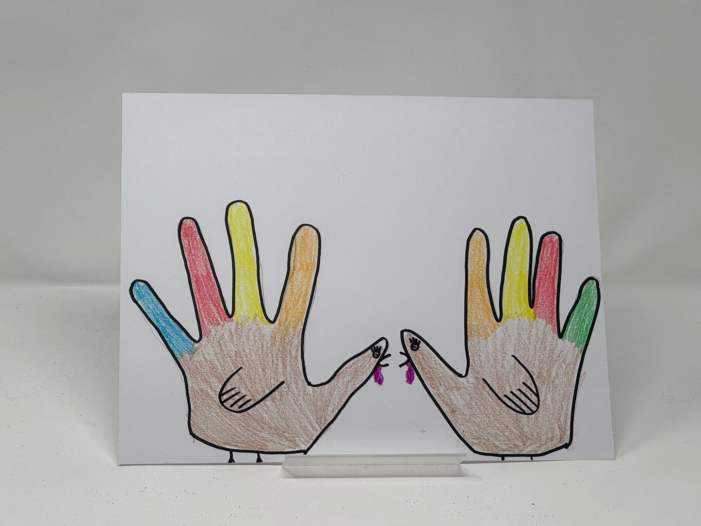 "Sibling Turkeys" by Zane M. (Cardstock, 8.5" x 11")