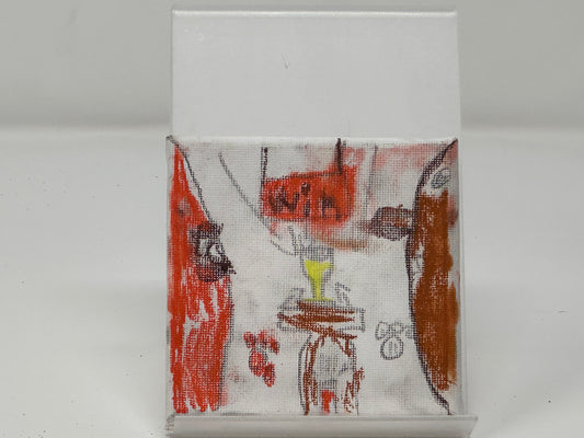 "Among Us vs Pinocchio" by Zane M. (Canvas, 4" x 4")