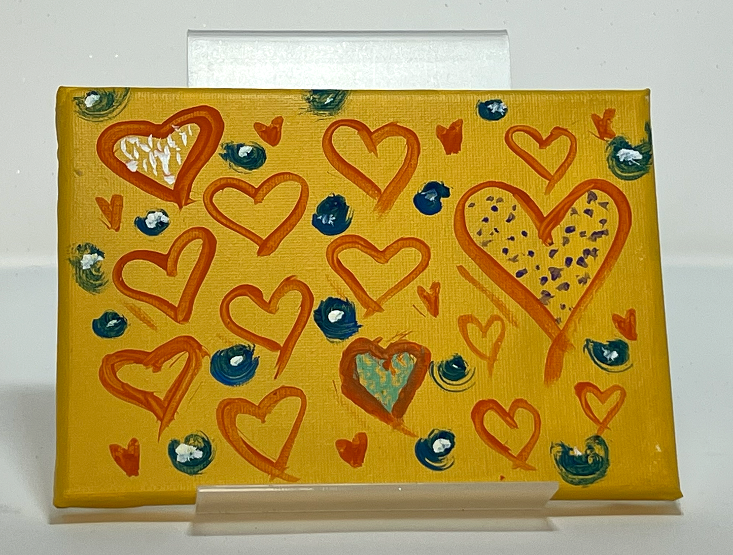 "Love in Anyway" (Canvas, 5" x 7") by Caragh C.