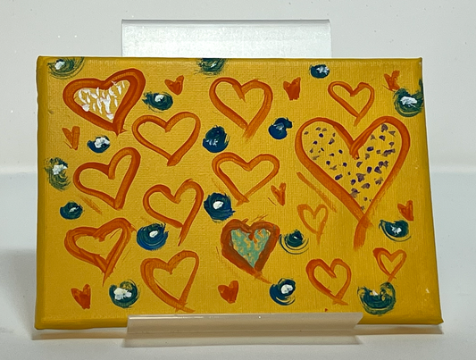 "Love in Anyway" (Canvas, 5" x 7") by Caragh C.