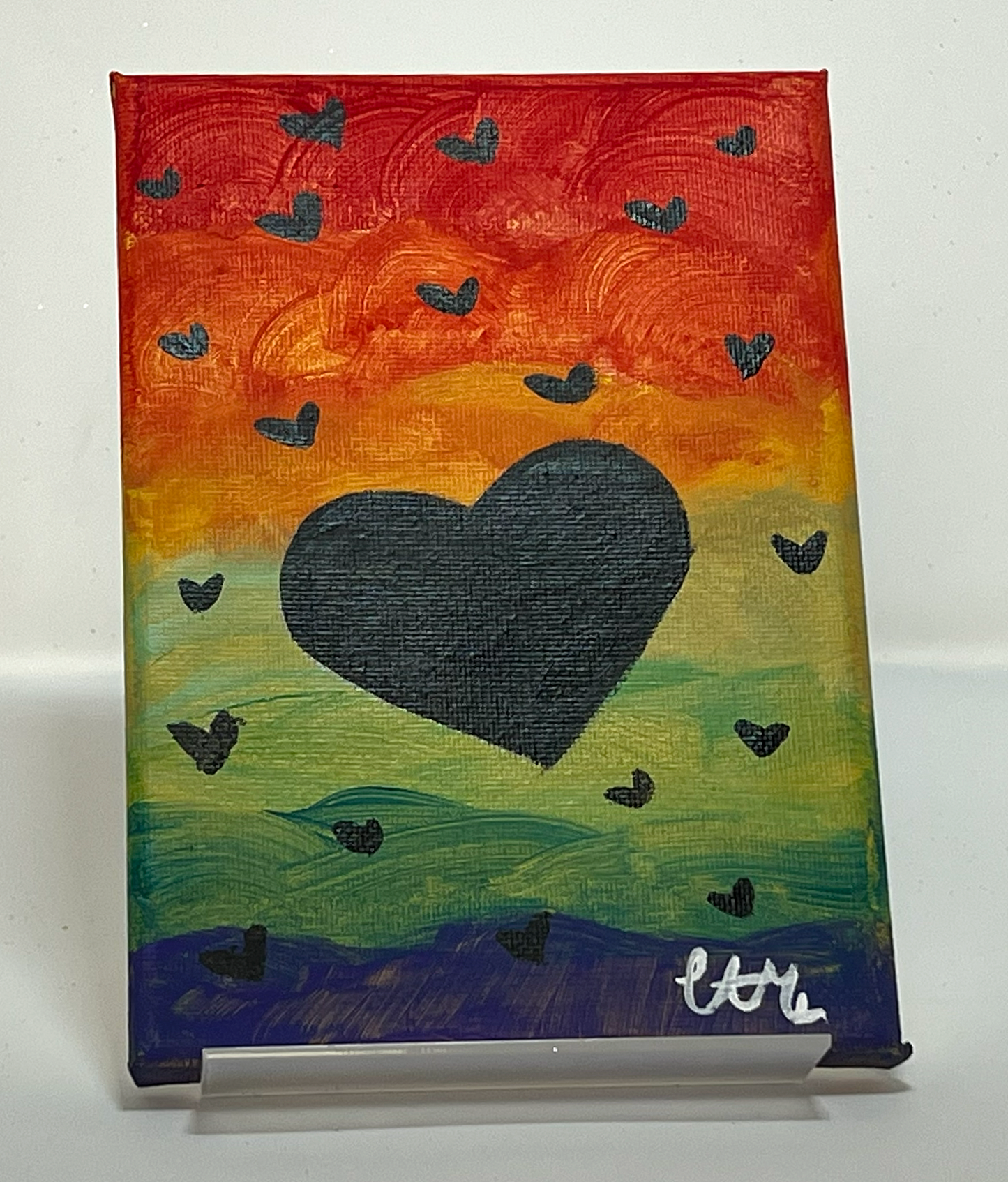 "Love Is For All" (Canvas, 5" x 7") by Caragh C.