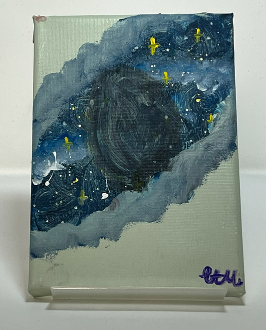 "The Eye of the Universe" (Canvas, 5" x 7") by Caragh C.