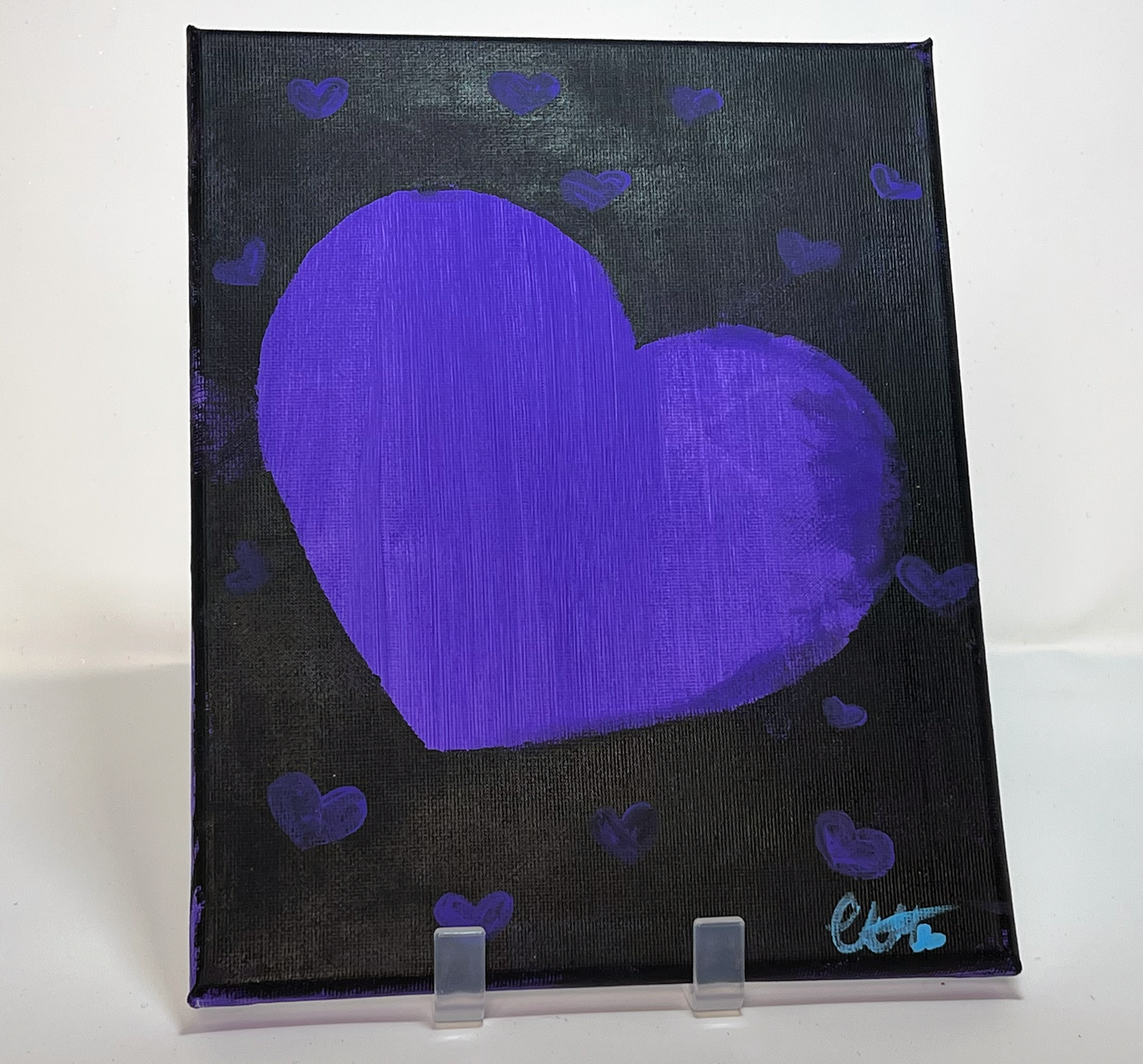 "Love In The Darkness" (Canvas, 8" x 10") by Caragh C.