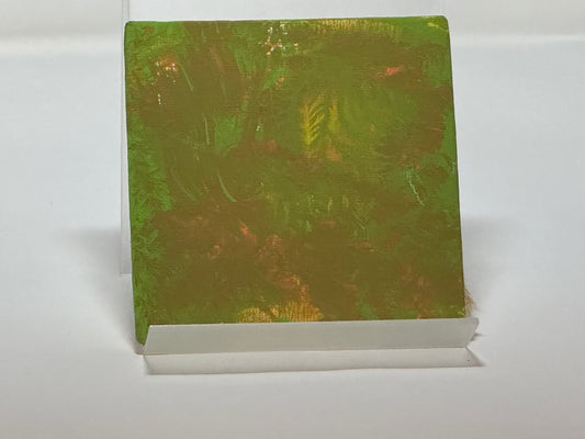 "Impressions" by Becca. (Canvas Board, 4" x 4")