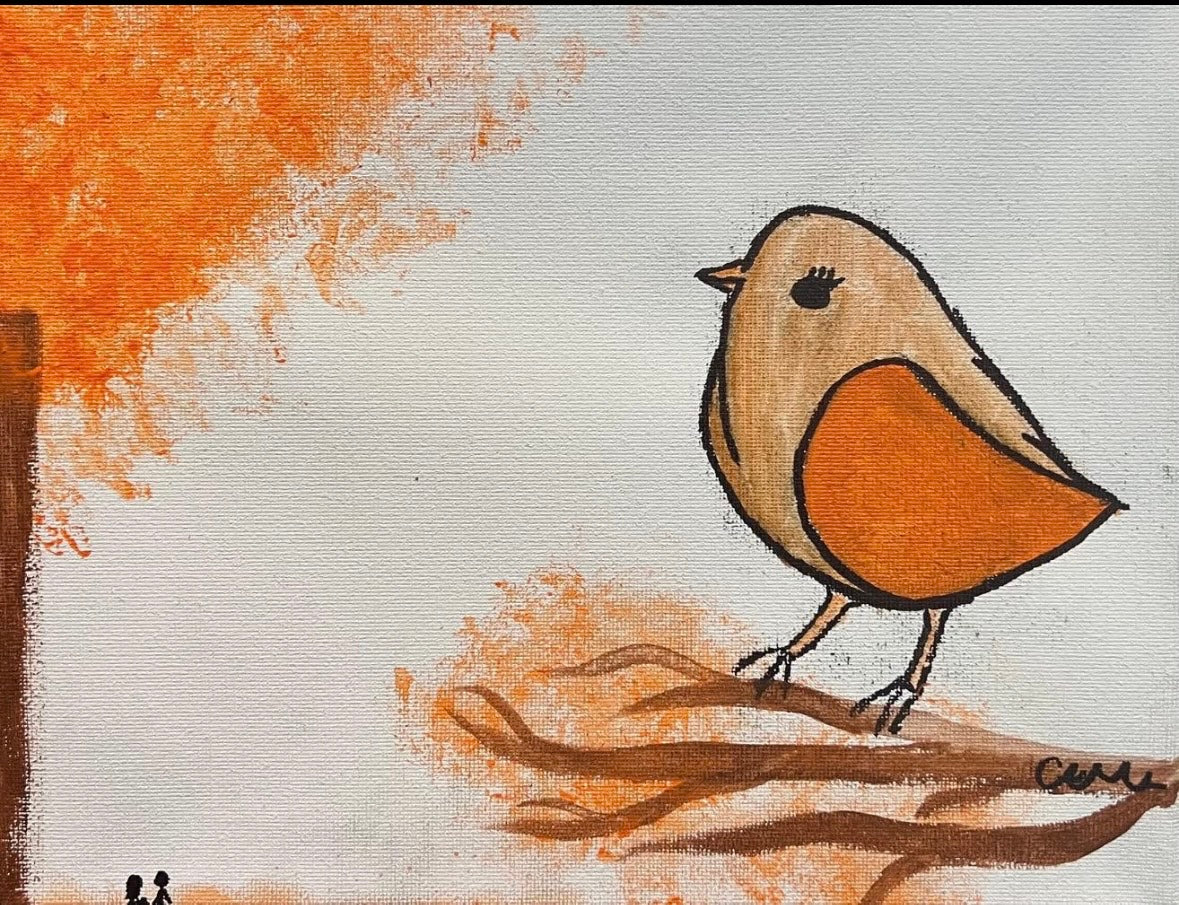 "Song Bird for Ava" by Caragh C. (Canvas, 8" x 10")