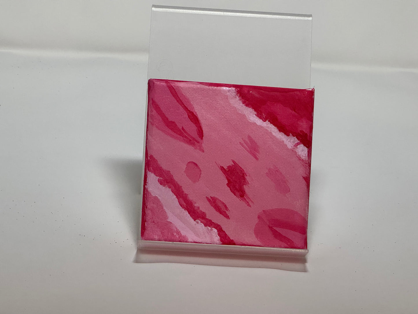 "Pink River" by Ofie F. (Canvas, 4" x 4")